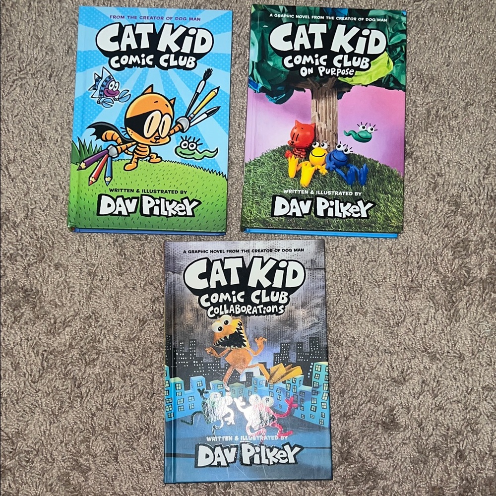 Cat Kid Comic Club Book Set